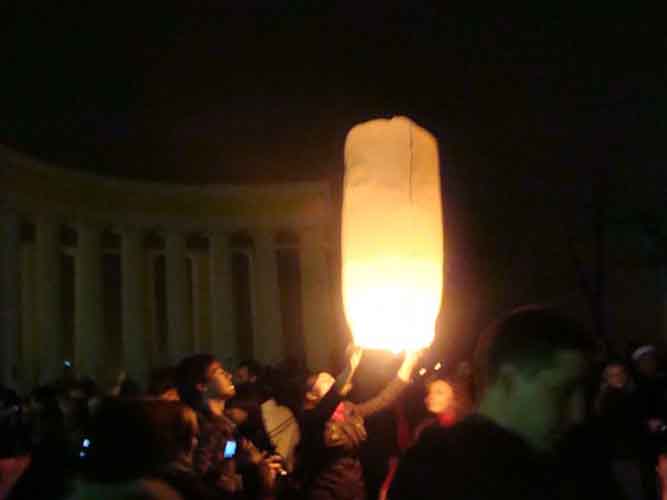 небесные фонарики в Днепропетровске, Днепропетровск