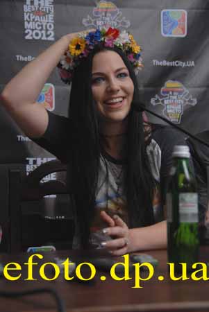 Evanescence с Эми Ли на фестивале Краще Місто  в Днепропетровске