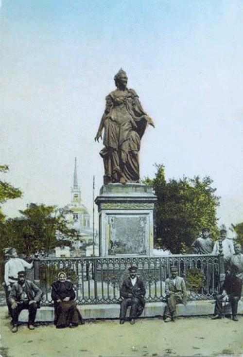  памятник Екатерине II в Екатеринославе - Днепропетровске, Днепропетровск
