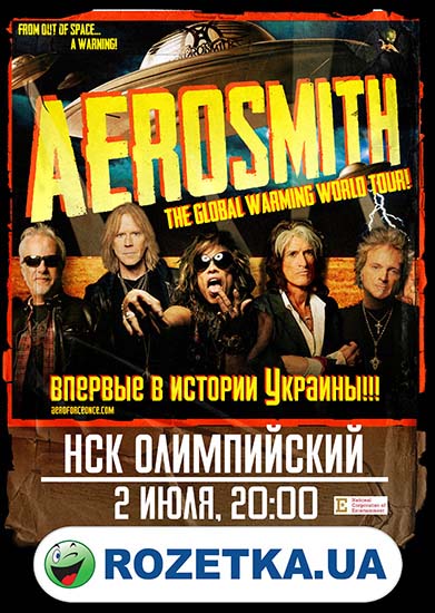 "AEROSMITH"  . The Global Warming World Tour
