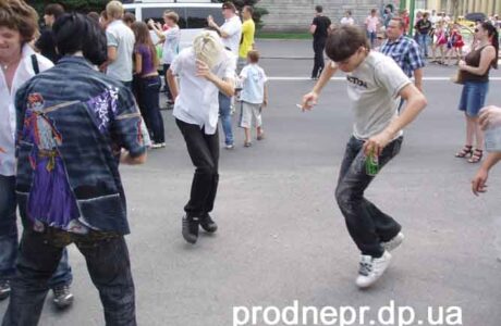 Фото с празднования Дня  Днепропетровска на улицах города