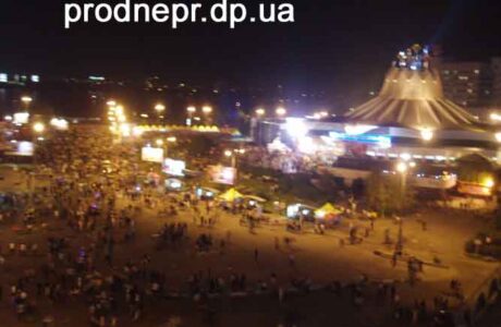 Фото с празднования Дня  Днепропетровска на улицах города