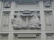 город Днепропетровск, улицы Днепропетровска, Театральный бульвар, барельеф