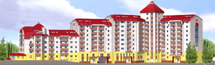 Многосекционный жилой комплекс «Крутая горка»
ул. Космическая,9-а