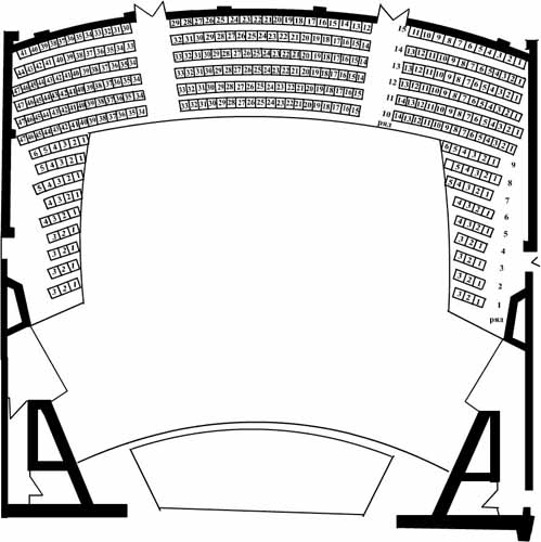 Днепропетровский театр оперы и балета,опера Днепропетровск, оперный театр Днепропетровск, план балкона