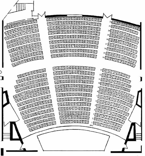 Днепропетровский театр оперы и балета,опера Днепропетровск, оперный театр Днепропетровск, план зала