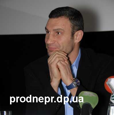 братья Кличко в Днепропетровске
