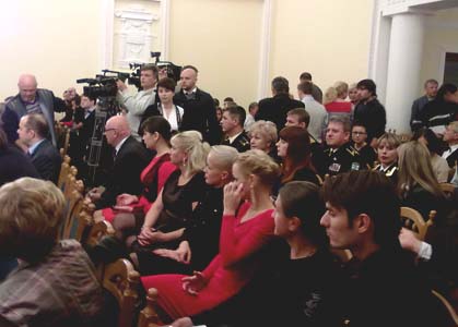 церемония награждения лауреатов конкурса "Серебряное перо-2013"