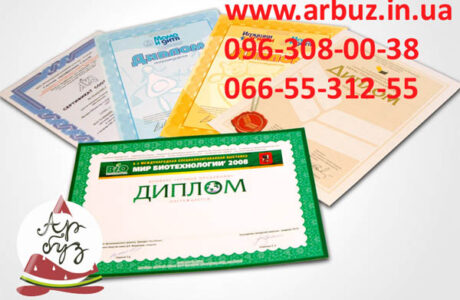 Печать сертификатов в Днепре